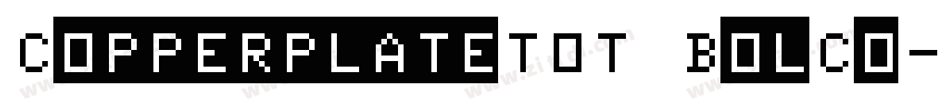 CopperplateTOT BolCo字体转换